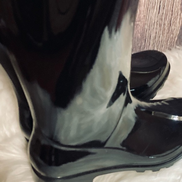 🆕 Nordstrom tall Black Rainboots ☔️ Size 10 - Picture 7 of 9